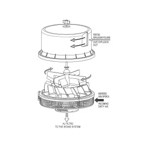 Luftrenare Vortex 114Mm
