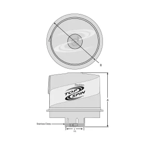 Luftrenare Topspin 102Mm