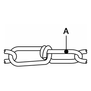 Dekorkätting 2,5Mm/30,5M Varmförzinkning