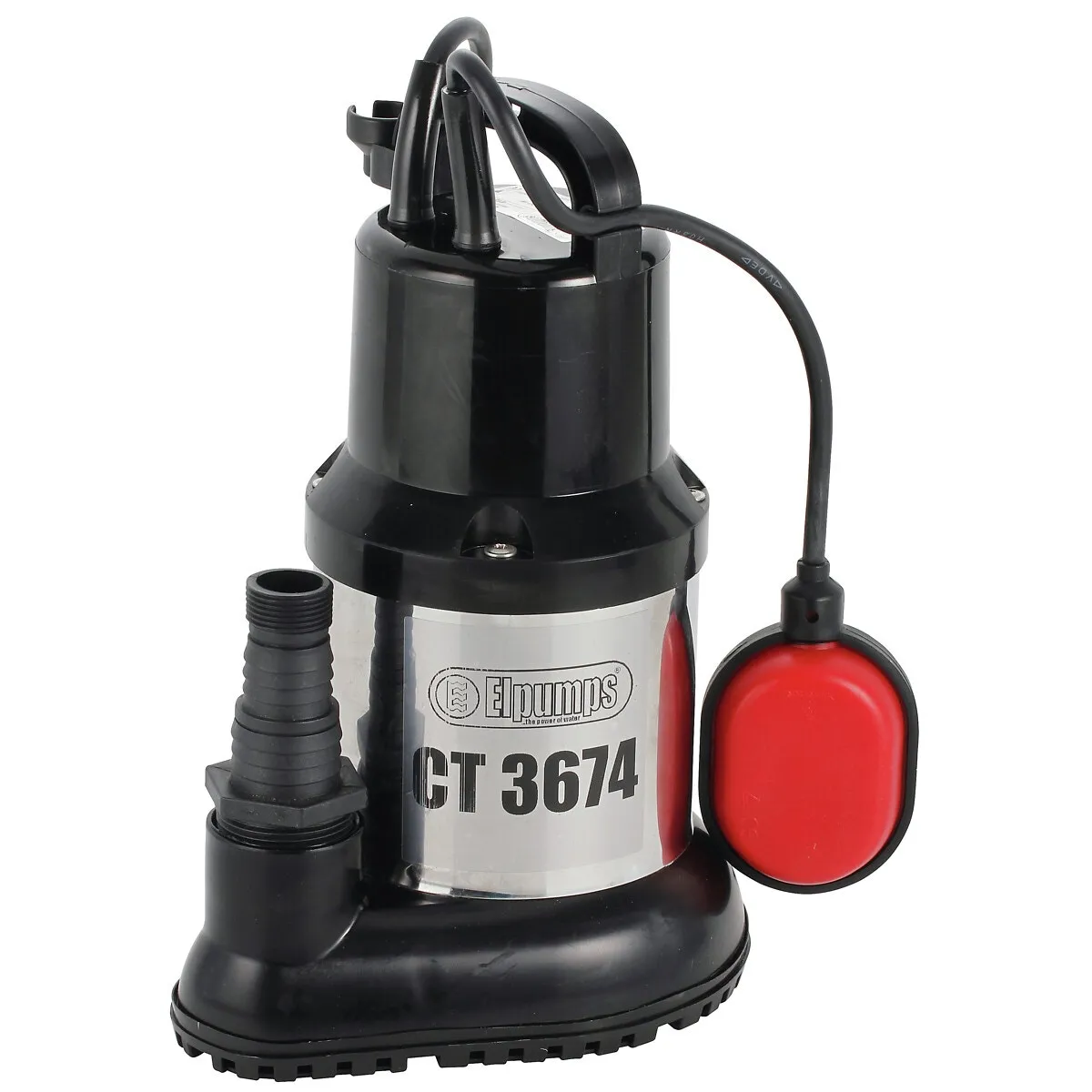 Dränkbar Pump 600W Inox/Plast 1 1/4 Aut/Ma Max 5Mm