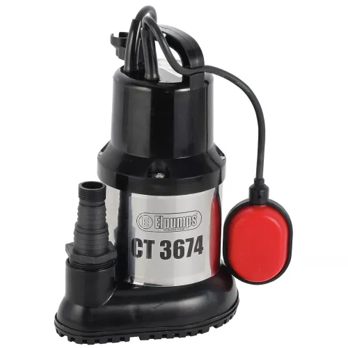 Dränkbar Pump 600W Inox/Plast 1 1/4 Aut/Ma Max 5Mm