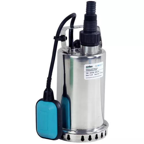 Dränkbar Pump 750W 230V Rostfri