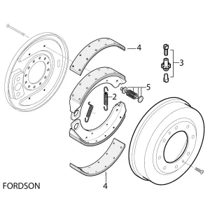 Bromsfjäder Ford 81717325
