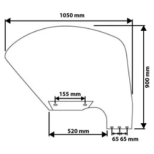 Stänkskärm Höger Major, Power Major E1Adkn16312B