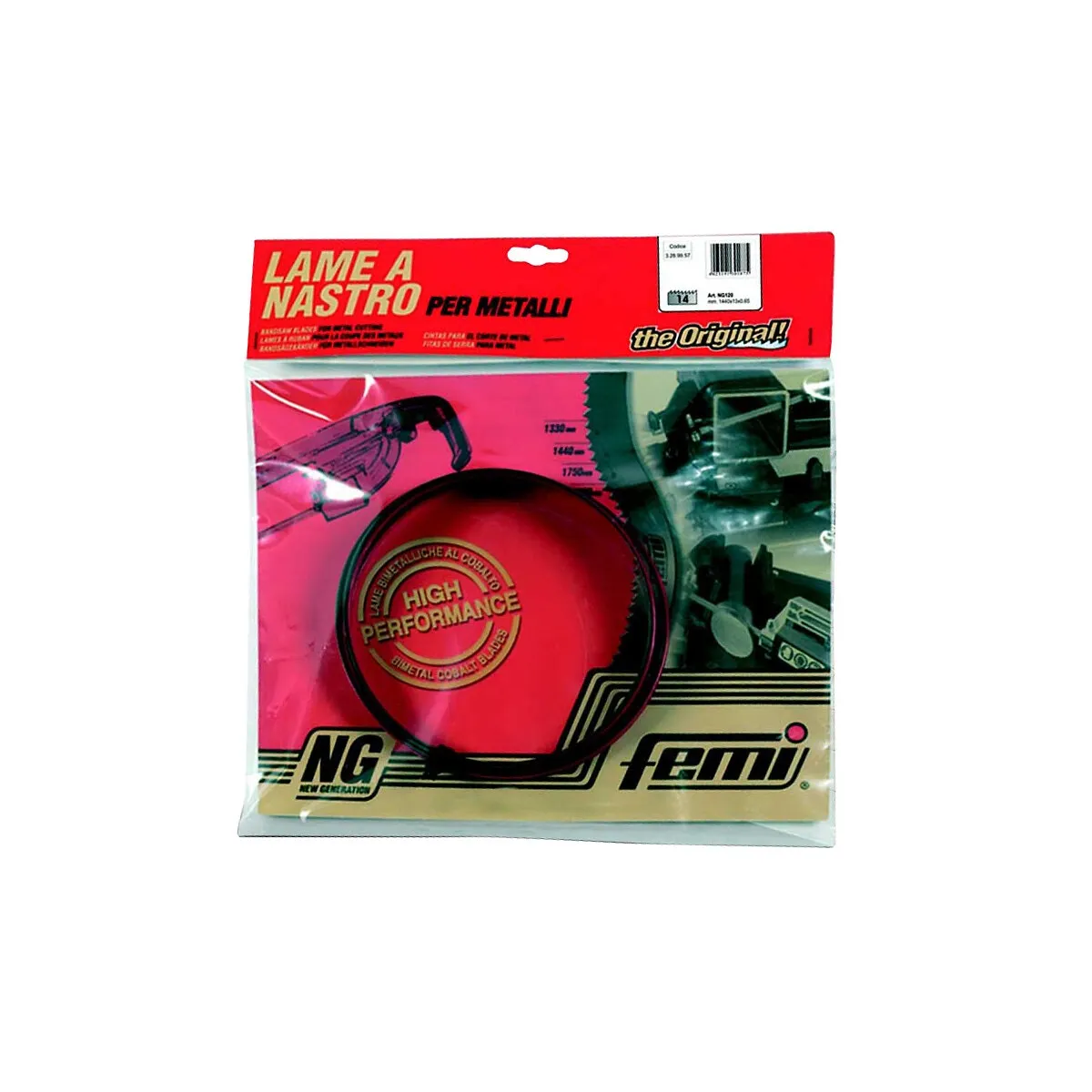 Bandsågblad 5Kpl 1335X13X0,65Mm Z8/12