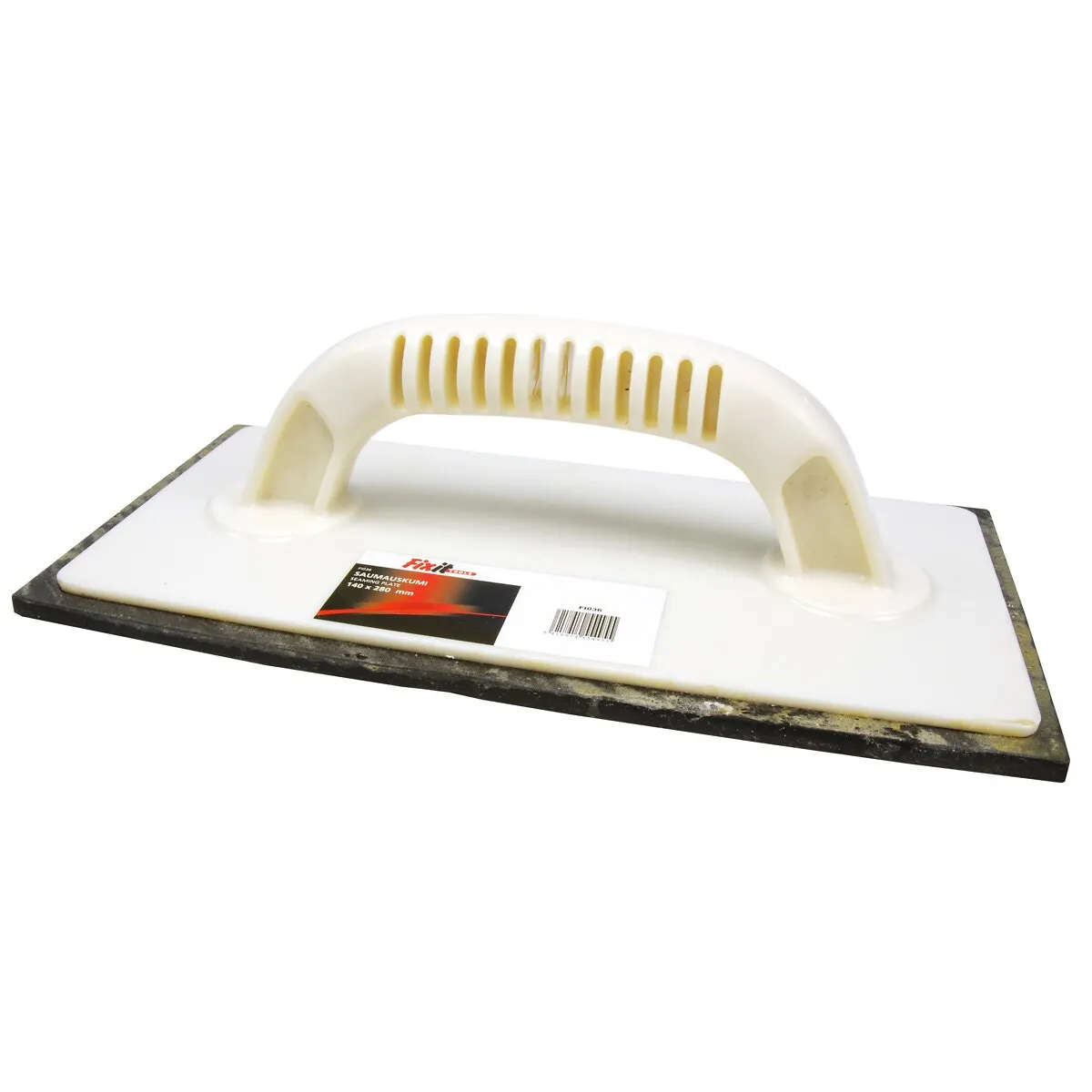 Putsbräda Med Gummi 140X280X7Mm