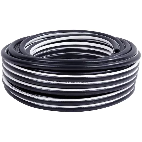 Tryckluftsslang 10X15Mm Pvc Förstärkad Svart