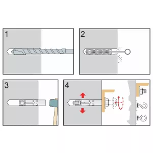 Slagankare M8 14 X 50Mm Zink 50St Fm-744