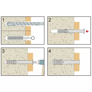 Spikplugg 8X100Mm Pz 50 St Tcs