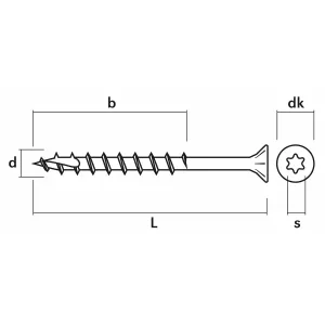 Plåtskruv 4,5X40/30Mm Tx25 500St Vbu-Pro