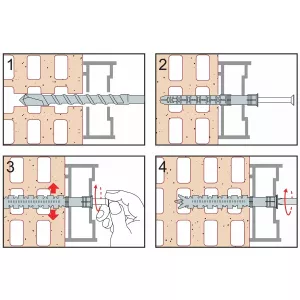 Karmplugg 10X115Mm 4St Tx40/Sänk Fm-X5