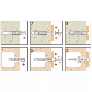Nylonplugg 10X65Mm 10St Fm-Xp
