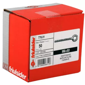 Skruvögla M6X50Mm 50 St Galvaniserad