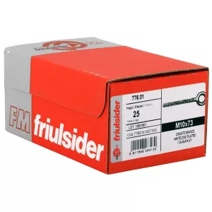 Skruvögla M10X73Mm 25 St Galvaniserad