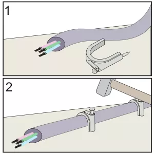 Kabelklammer 3-4 Mm 25 Pc