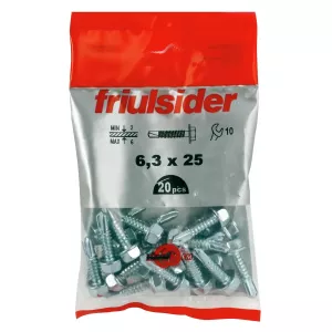 Självborrande Skruv 6,3X25Mm 20St Sexkant M10 Ap6