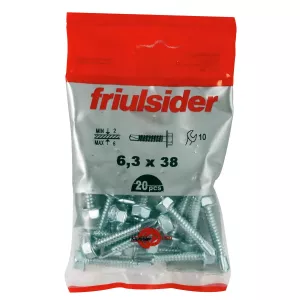 Självborrande Skruv 6,3X38Mm 20St Sexkant M10 Ap6