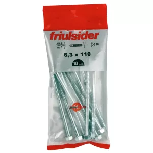 Självborrande Skruv 6,3X110Mm 10St Sexkant M10 Ap6