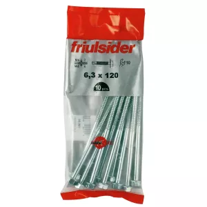 Självborrande Skruv 6,3X120Mm 10St Sexkant M10 Ap6