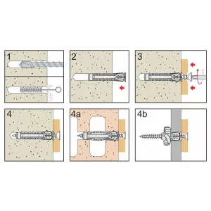 Nylonplugg 6X30Mm X1 100St