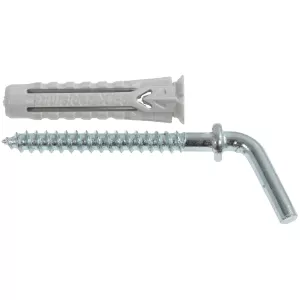 Nylonplugg 6X30 X1 10St Krok 65 Grader