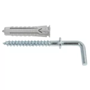 Nylonplugg 6X30 X1 10St Krok 90 Grader