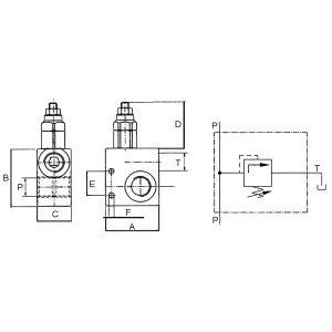 Tryckbegränsningsventil 1/2"80L