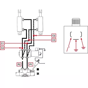 Väljarventil 6/2 3/8 12V