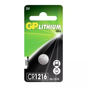 Knappcellsbatteri 3V Cr1216 Lithium 1St