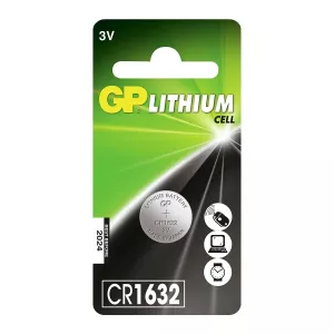 Knappcellsbatteri 3V Cr1632 Lithium 1St