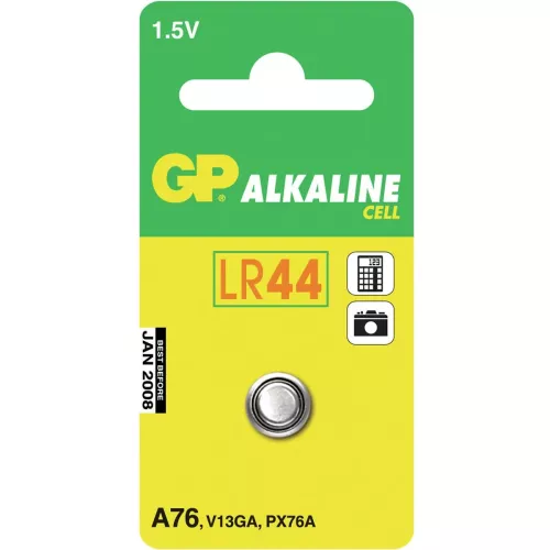 Knappcellsbatteri 1,5V Lr44 Alkaline 1St