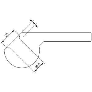 Hårdmetallstift Hållare 1220 45 Grader