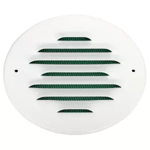 Ventilgaller 125Mm Rund Vit