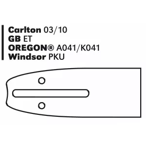 Sågsvärd Med Kedja 12" 45Dl 3/8" 1.3Mm