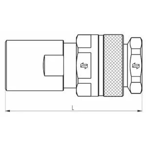 Snabbkoppling Hane 3/8 Bsp Iso B 7241-1 Faster