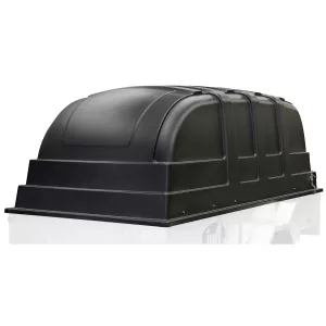 Släpvagnskåpa 326X150X108 Svart Jaxal (Hdpe)