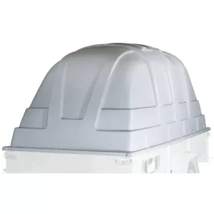 Släpvagnskåpa 326X150X125 Grå Jaxal (Hdpe)