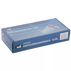 Blocknyckelsats 12 Delar 6-19Mm