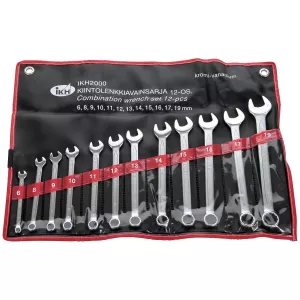 Blocknyckelsats 12 Delar 6-19Mm