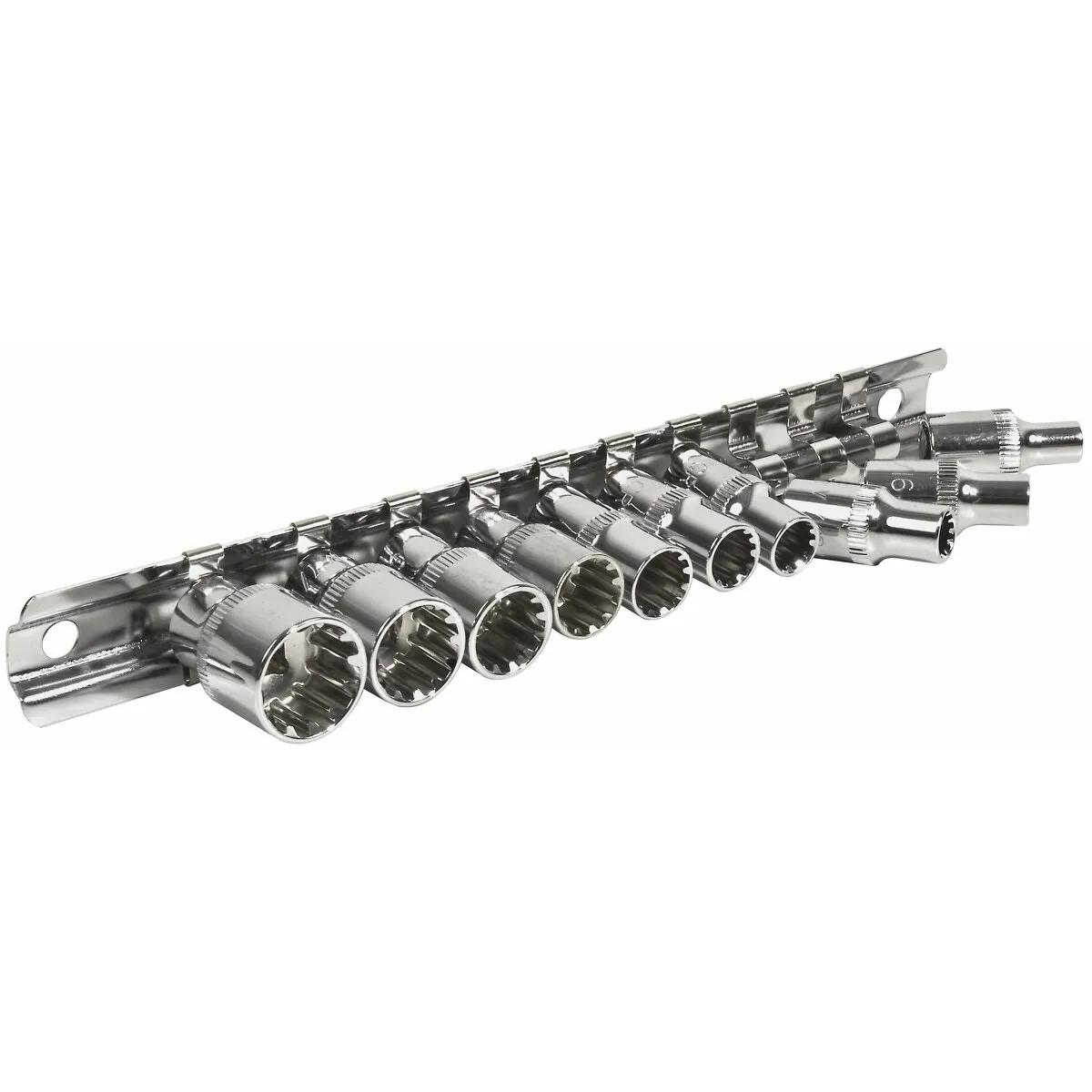 Hylssats 1/4" 10-Delar 5/32-1/2" Multi