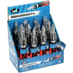 Spärrskruvmejsel 8-Delar