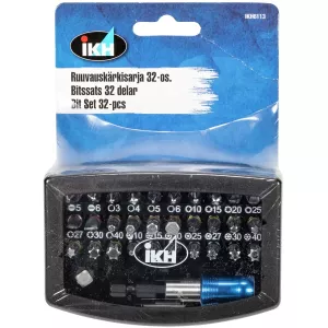 Bitssats 32-Delar Med Färgring