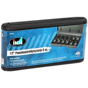 Krafthylssats Xzn 1/2" M12-M18 8-Delar