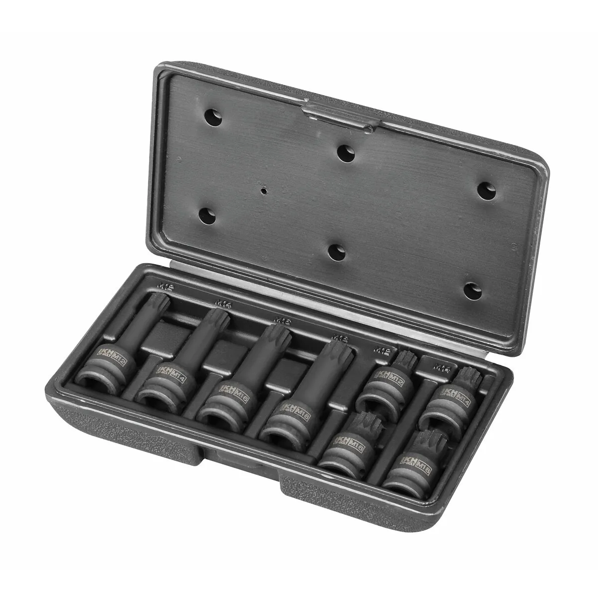 Krafthylssats Xzn 1/2" M12-M18 8-Delar