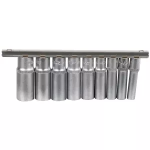 Hylssats 1/4" 6-14Mm 9St 12-Kant Lång