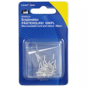 Ändhylsa 0,5Mm2 X 6Mm 50St