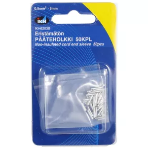 Ändhylsa 0,5Mm2 X 8Mm 50St