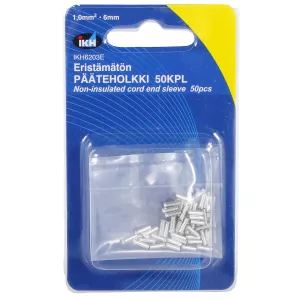 Ändhylsa 1,0Mm2 X 6Mm 50St