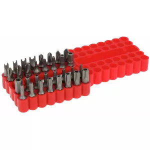 Bitssats 1/4" 33St För Säkerhetsskruv