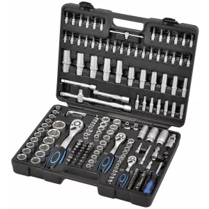 Hylsnyckelsats 1/4", 3/8" Och 1/2" 172 Delar